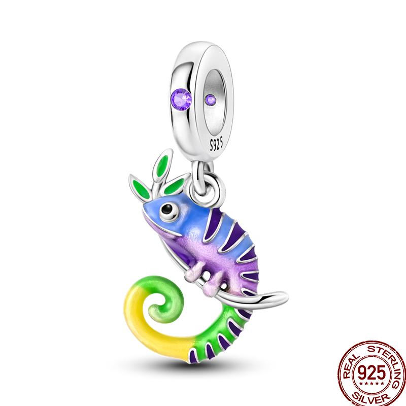 Copper Luminous Color Changing Charm Suitable Fit Original 3Mm Bracelet Beads Diy Luminous Firefly Exquisite Jewelry