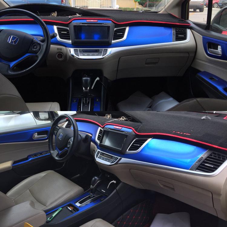 Jade Interior Carbon Fiber Console & Gear Stickers for Car Protection