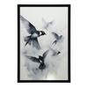 Spokój W Lotach Spokój W Lotach, 30X40 Cm, Rama Aluminiowa Złota, Papier Matowy 230 Gsm