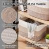 NEW 15x10x9 Inch Cotton Rope Basket Large Capacity 22L Laundry Basket Storage Woven Storage Bin for Living Room