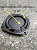 Haut-parleur large bande 4" avec support et radiateur de basses passif pour bricolage.