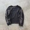 Y2K Round Neck Pullover Letter Print Gothic Loose Vintage Casual T-shirt