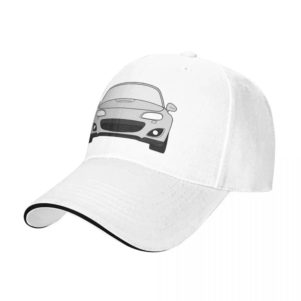 Mazda Miata MX NC facelift silver color Baseball Cap Hat Unisex For The Sun Golf Hat Unisex Custom Cap Boy Womens