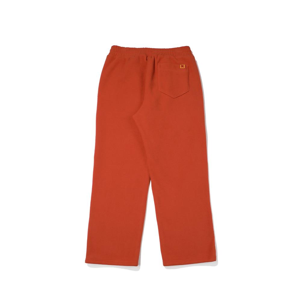 KODAK Microfleece Semi-Wide Fit String Jogger Pants Orange
