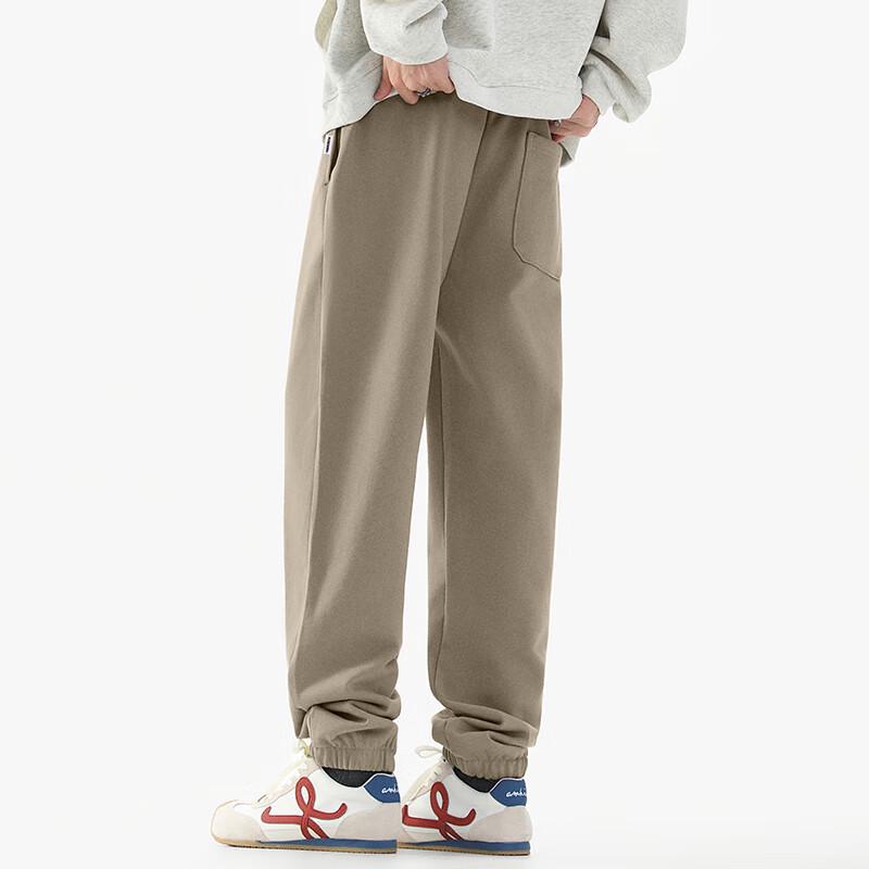 Fingercroxxit Men's Fleece-Lined Casual Sports Joggers