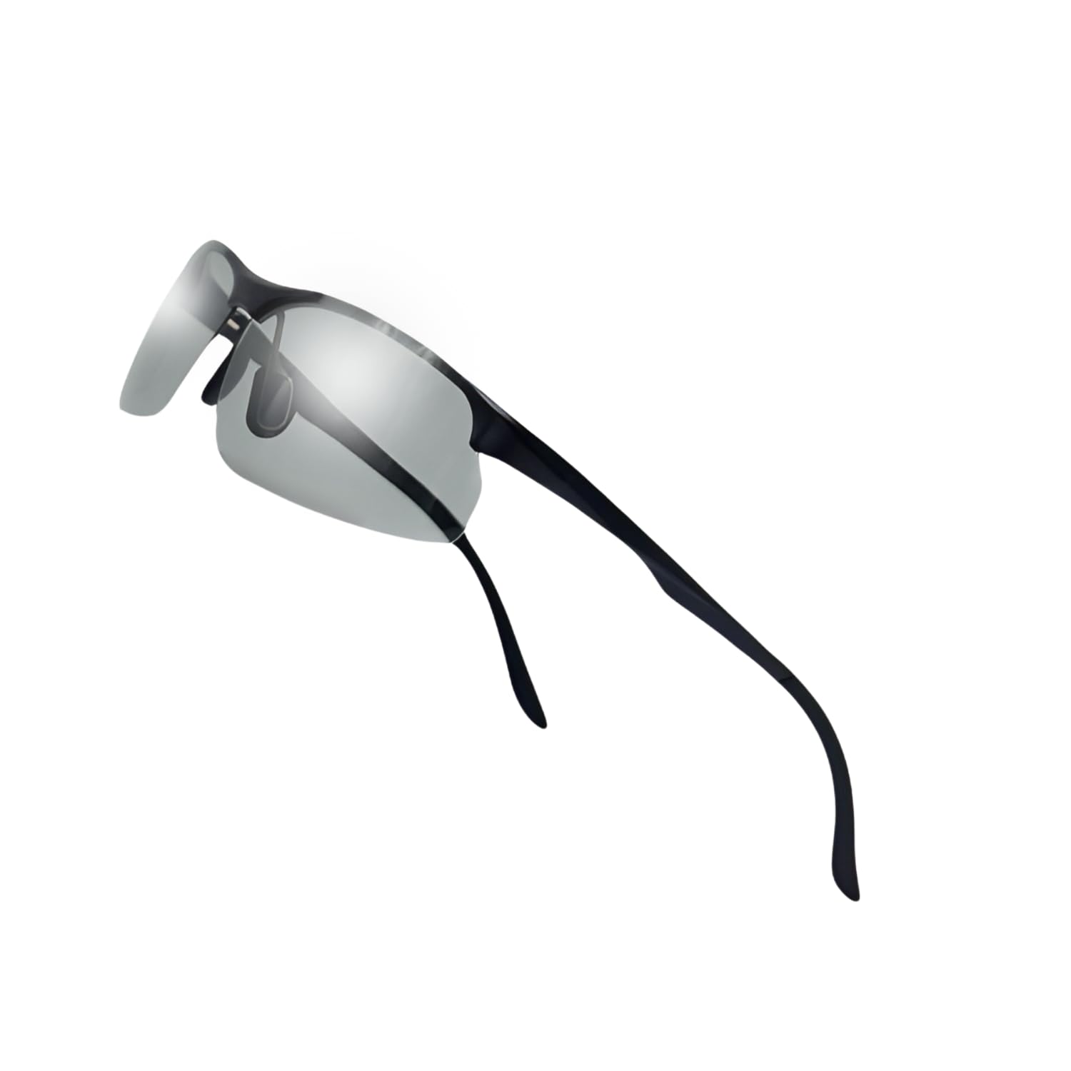 

OSHAMY Photochromic Polarized Sunglasses, UV400, Ultra Lightweight, UV Protection, for Driving and Sports, Black and Gray (Photochromic and Polarized)