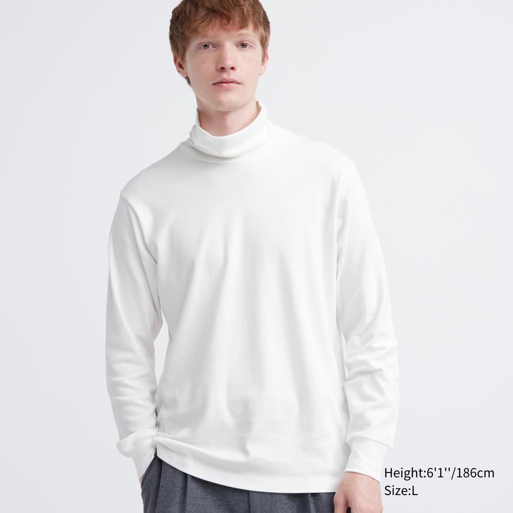 

UNIQLO Мягкая водолазка с начесом Т (Длинный рукав)
