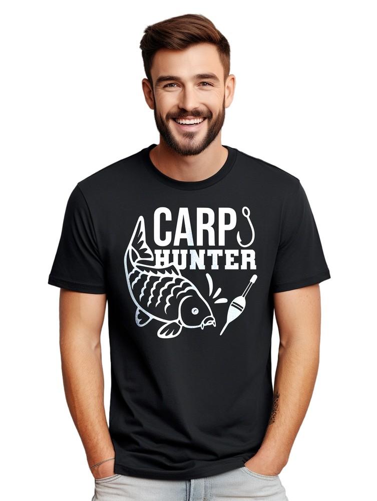 

Carp Hunter t-shirt - Hooked on Humor! Funny t-shirt, Unisex Printed Design. Ree S