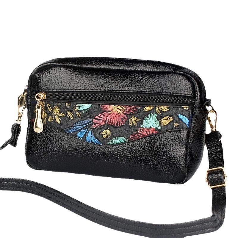 New Women's Shoulder Bag Fashion Trend Embossed Crossbody Portable Dual-purpose Mother Bag Women