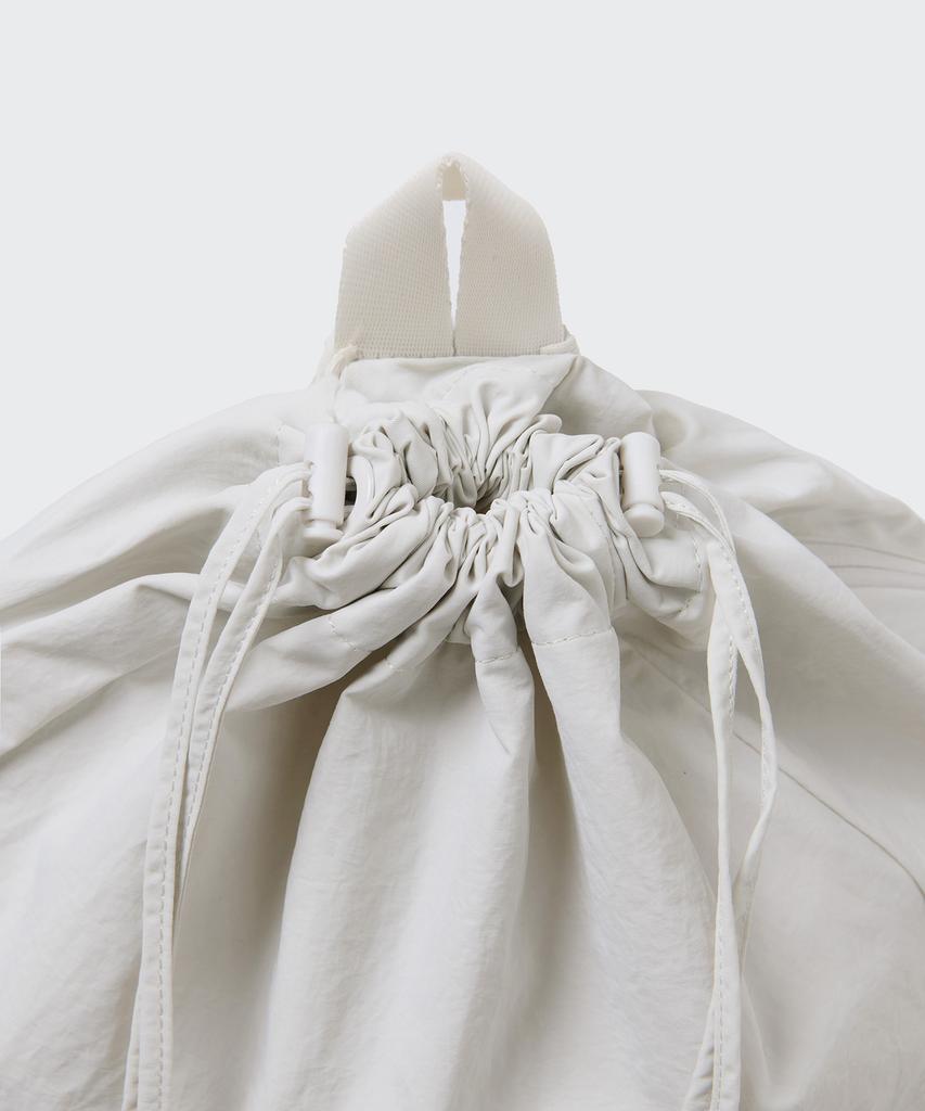 Musinsa Standard Crinkle Drawstring Easy Slingback [Dusty Cream]