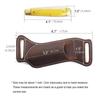 Funda de Cuero Plegable para Cinturones Funda para Cuchillo Bolsa para Guardar Cuchillos Estuche Protector Bolsa para Herramientas Múltiples