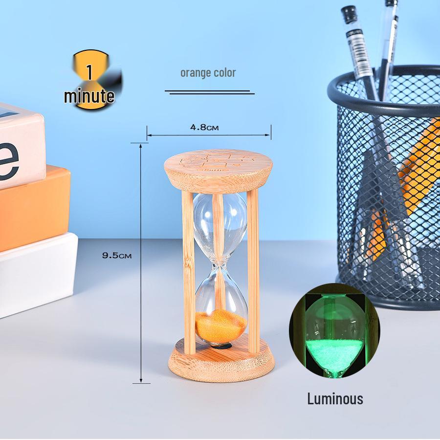 

Дитячий міцний пісочний годинник: Дерев яна кругла прикраса 1-30 хв Color Box Packaging