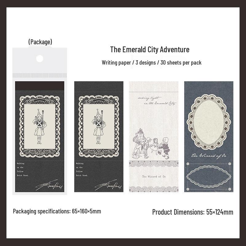 

Beautiful Day Fairytale Series Sticky Note Pad for Bullet Journaling & Collages - 6 Styles