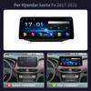 12.3inch Android 14 For Hyundai Santa Fe 2017-2021 Car Radio Multimedia Navigation Wireless BT Carplay Head Unit Touch Screen