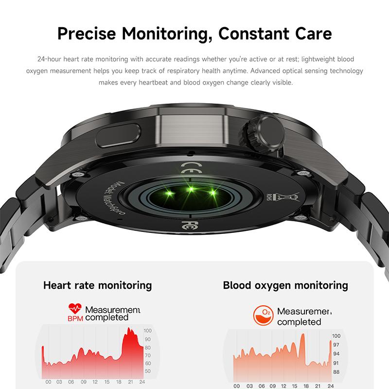 New Watch 6 Pro Outdoor Sports Smartwatches For Men Bluetooth Call GPS Track Altitude Pressure Heart Rate Health Smart Watch