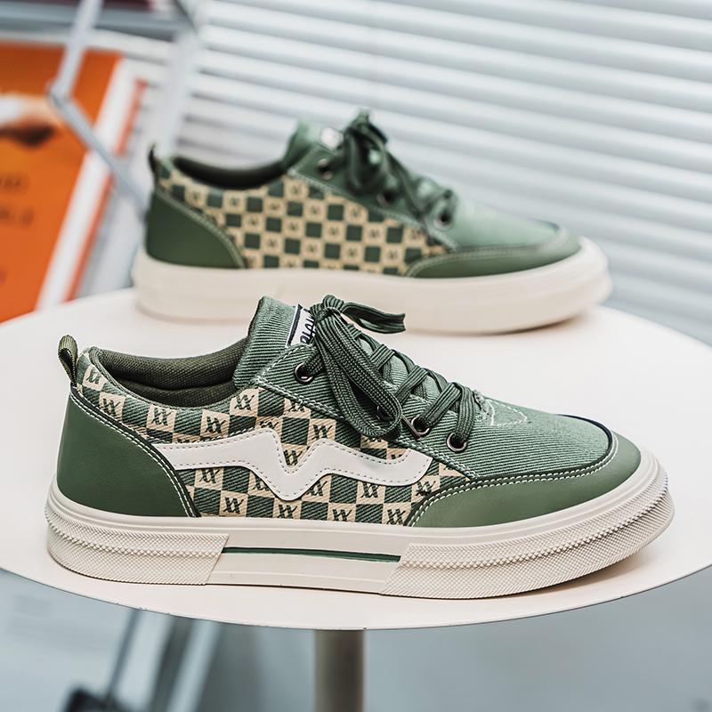 Fashion High Quality Men's Shoes 2025 New Spring Korean Version Trendy Versatile Breathable Niche Casual Sports Canvas Board Shoes