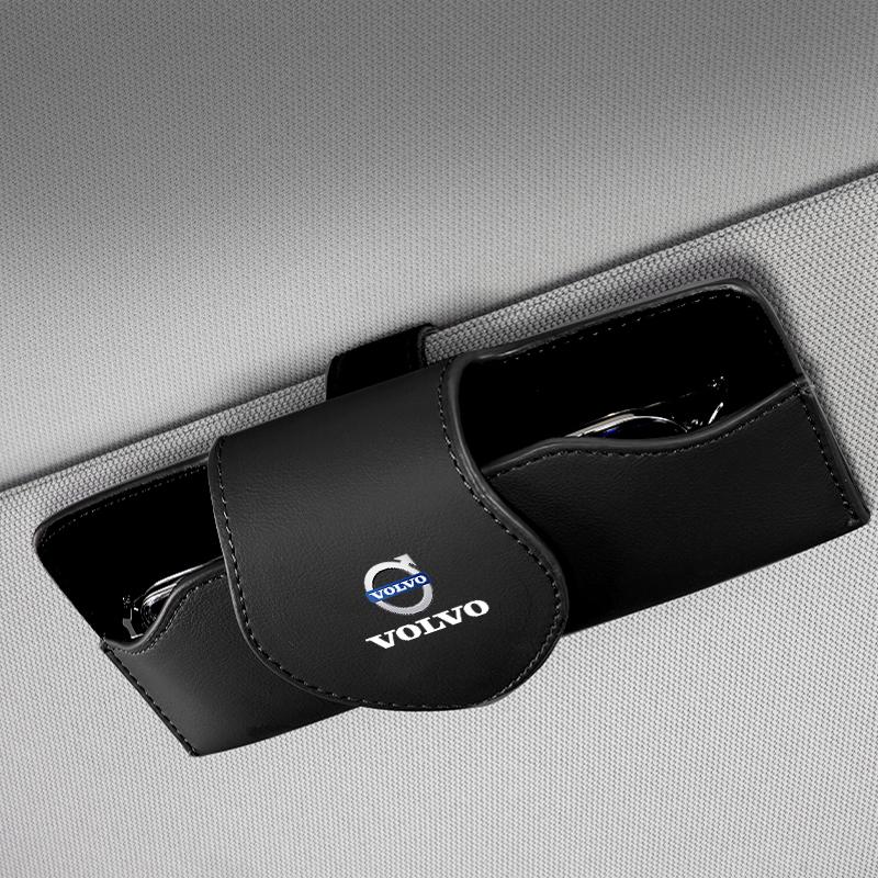 Car Glasses Case Auto Sun Visor Holder Sunglasses Clip For Volvo XC-Classic V60 V40 XC90 S60 XC60 V70 S90 XC40 V90 C40 S40 S80L