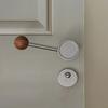 Black Walnut Vintage Door Lock Creative Design Modern Door Knob Security Door Bar  Bedroom Use
