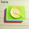 Food Grade Non-slip Silicone Placemat Table Insulation Mat Kitchen Tray Mat Bowl Mat Small Home Restaurant Tray Mat Dirt Resistant Fairie