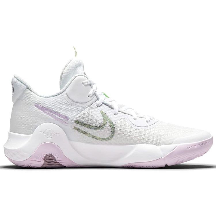 Nike KD Trey 5 IX White Lime Light Purple Unisex Sneakers Summit-White Lime-Glow DJ6921-100