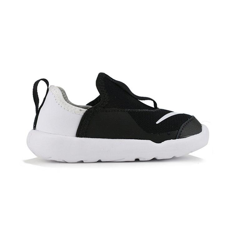 Nike Lil' Swoosh Low Top Sports Casual Shoes Black White Infant And Toddler AQ3113-001