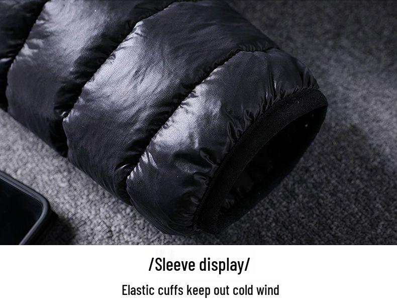 Men's 2023 Lightweight Hooded Cotton Jacket, Warm Winter Outerwear