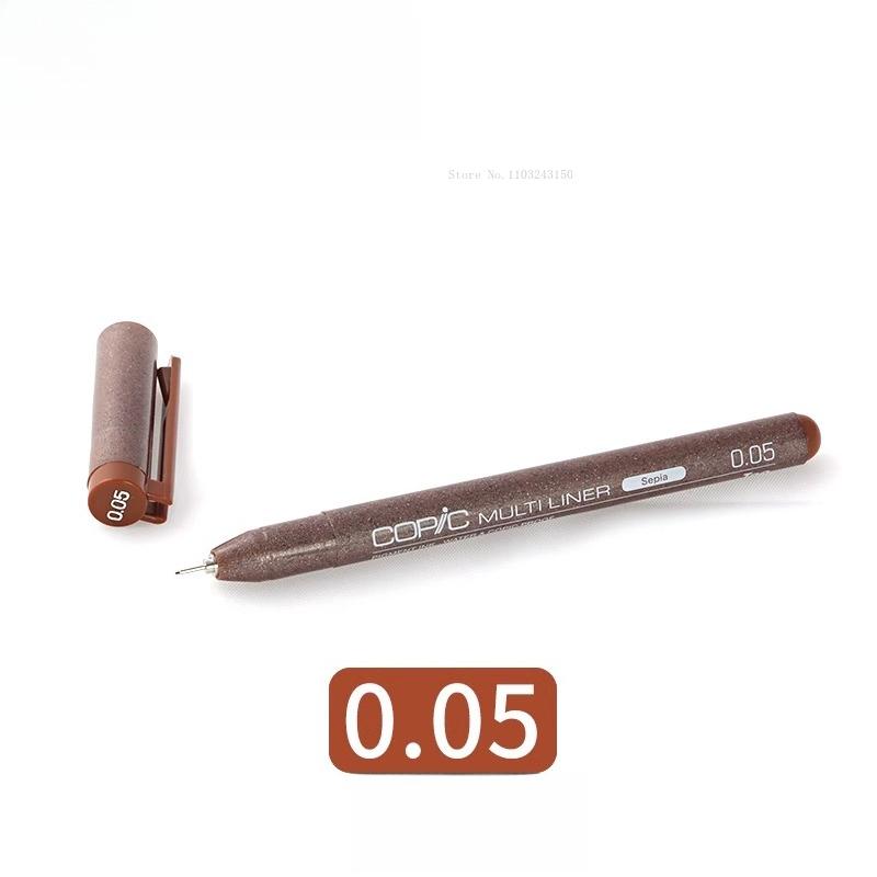 Japanese Colored Hook Line Pen Waterproof Art Supplies Anime Architectural Design Ink Tube Drawing Pen Watercolor Outline Marker