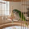 Parrot Chew Toy Natural Rattan And Pith Ball Bite-Resistant Bird Entertainment For Parrots Small Birds