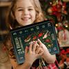 2D Flache Vögel 24 Tage Weihnachts-Countdown-Kalender Hängeornamente, Niedlicher Mini-Adventskalender für Kinder, Freunde Feiertagsdeko