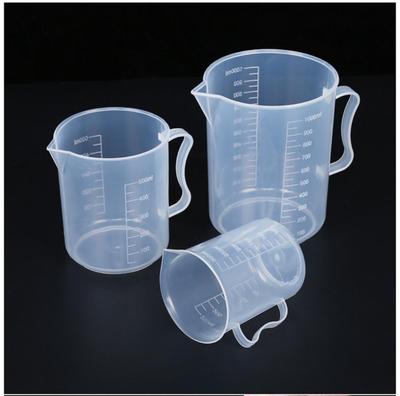 Vaso medidor graduado de plástico transparente de 20/30/50/250/500/1000 ml para cocina, repostería, jarra medidora de líquidos.