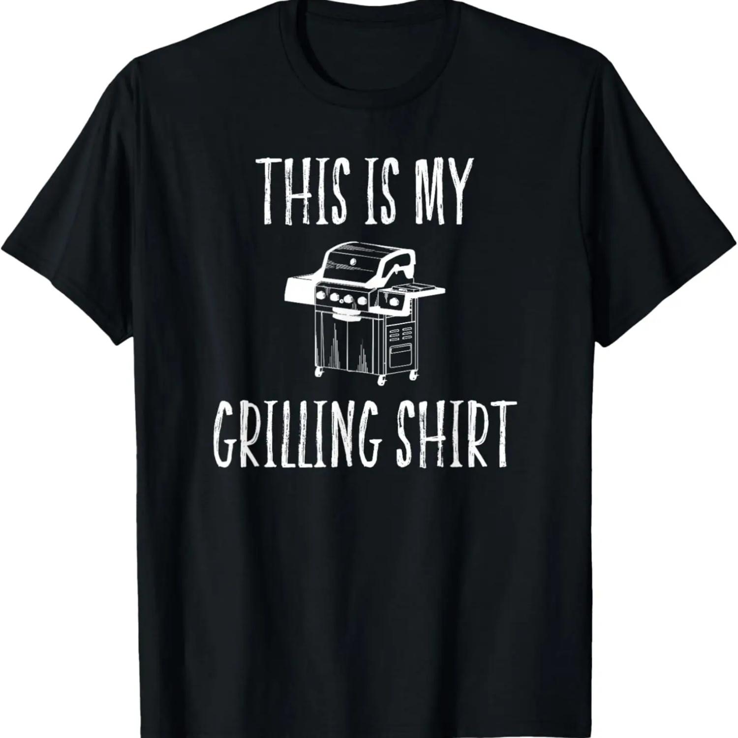 

This Is My Grilling Shirt, Mens Grilling Shirt, Dad Grilling T-Shirt XXXXXL чёрный
