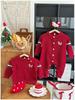 2026 New Year Red Family Sweaters: Parent-Child, Baby, and Toddler Outfits for Family of Three or Four