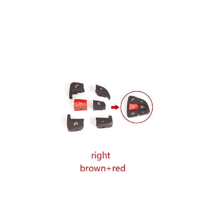 

Для Mercedes W205 W253 автомобильный переключатель на рулевом колесе, кнопки управления, автомобильный многофункциональный переключатель для Benz C GLC Class brown red R