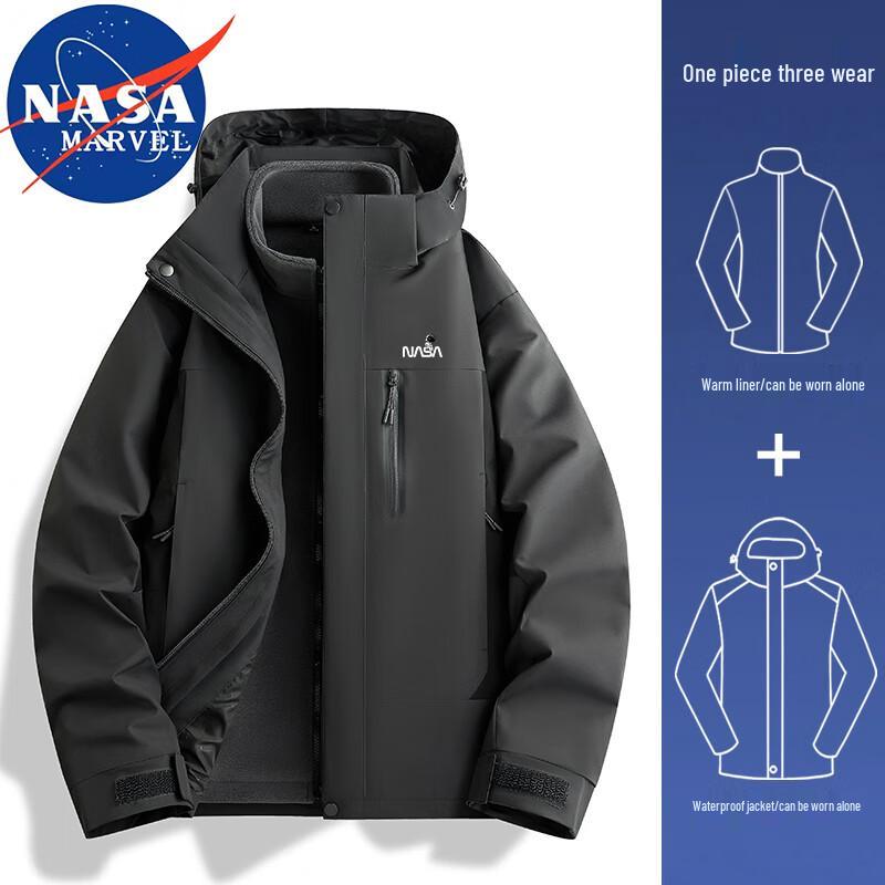 

NASA MARVEL Men s 3-in-1 Outdoor Winter Jacket 5XL