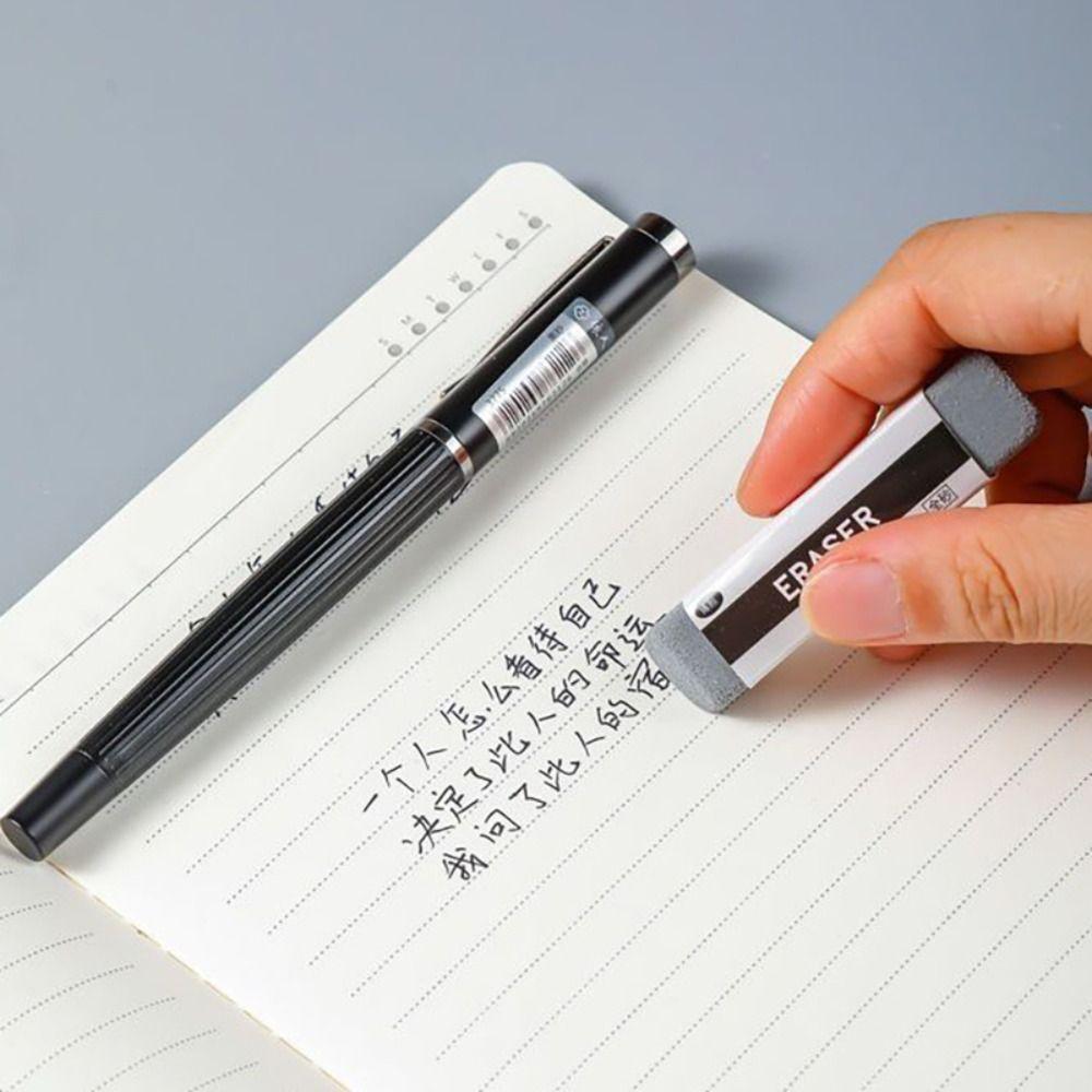 5PCS Traceless Frosted Eraser Matte Pen Eraser Writing Correction Tool  Ballpoint Pen Ink