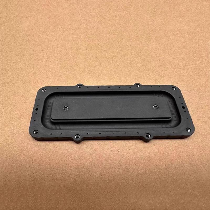 1 Stück 120 mm*49 mm Rechteckiger Subwoofer Membranassistent mit Rahmen DIY Audio Niederfrequenzradiator