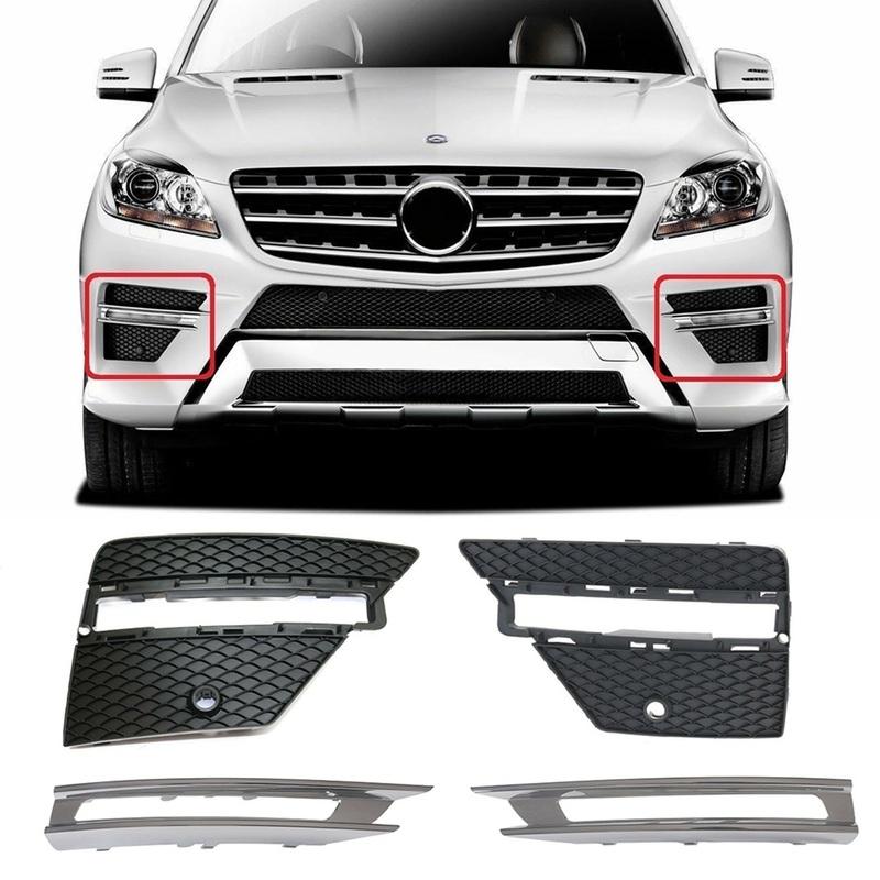 Authentic Front Grille Daytime Running Light Cover 1668852822 1668852922 1668851374 For Mercedes Benz ML W166 ML250 ML350 ML400