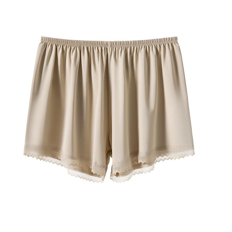 Ice Silk Women's Safety Shorts - Summer Thin, Loose Fit, Anti-Exposure, No Roll Hem, Seamless, 2026 Style
