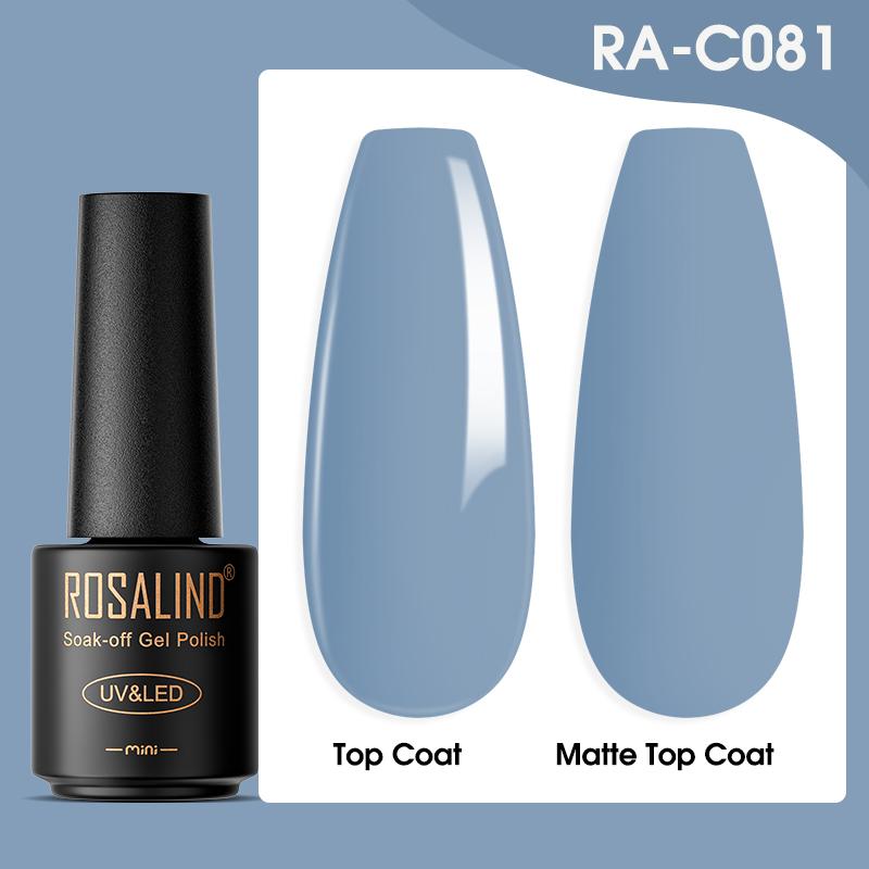 ROSALIND Gel Nail Polish Nail Art 7ML UV Colors Gel Varnish Nail Polish Semi Permanent Soak Off LED Lamp Gel Lacquer Man