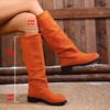 Plus Size Shoes for Women 35-43 Autumn Winter Wome Platform Round Toe Warm Comfortable Non-slip  Knee-high Women Boots 2026
