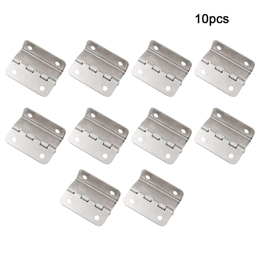 

Right Angle Hinges Tri-Fold Wooden Box 10PCS 4-Hole