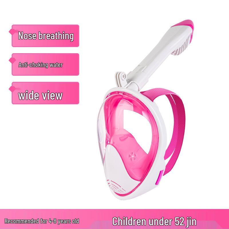 Full Dry Diving & Snorkel Set: Adult & Child Mask, Snorkel, Fins