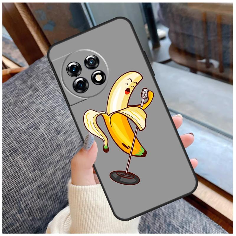 Memes Cartoon Funny Banana Case For OnePlus 13 15 13R 13T 12 12R 11 9 10 Pro 10T 8T Nord 5 CE 2 3 4 Lite N20 N30 Coque