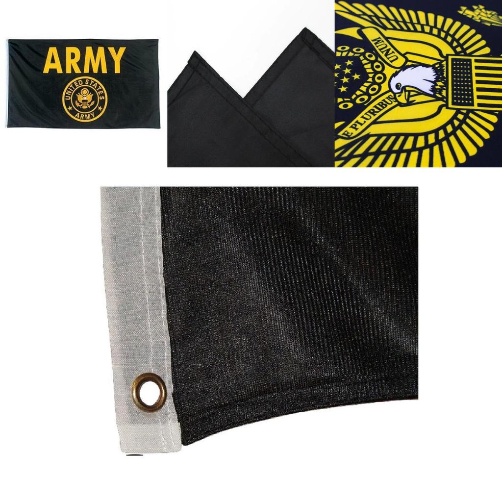 Flagge mit Musterdruck der United States Army aus Polyesterstoff mit Siebdruck für Patriotische Dekoration