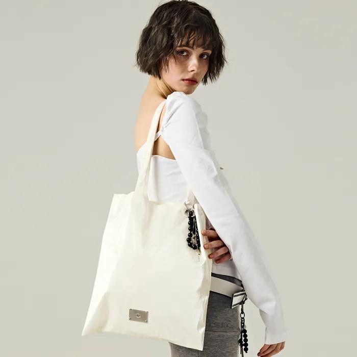 SYMBOL GLOSSY ECO BAG [IVORY]