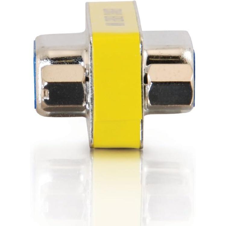 

C2G 02781 DB9 F/F Serial RS232 Mini Gender Changer/Coupler, Nickel 1.5 Inch