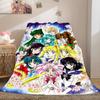 Japanese anime cute cartoon theme Sailor Moon Tsukino Usagi blanket suitable for home beds, sofa covers, office nap, outdoor warm blankets O14