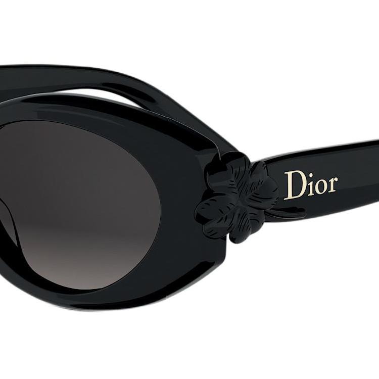 Dior Clover Oval Sunglasses Women Sunglasses Black CD40260I-01B-10A1