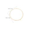 12Pcs Dream Catcher Rings Gold Metal Round Craft Hoops Openable Non-Welded Copper Connector DIY Floral Wreath Hoop Wedding Decor
