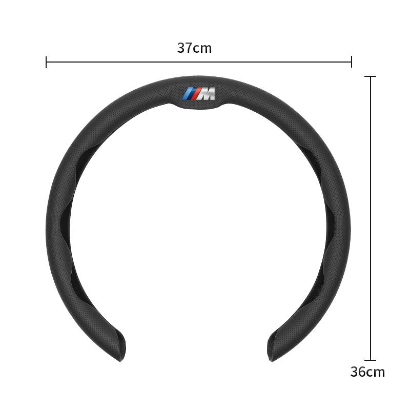 Perforated Breathable Leather Car Steering Wheel Cover Accessories For BMW E90 G80 M3 G30 M5 F82 F83 F20 F21 G42 F95 F96 G06 G07